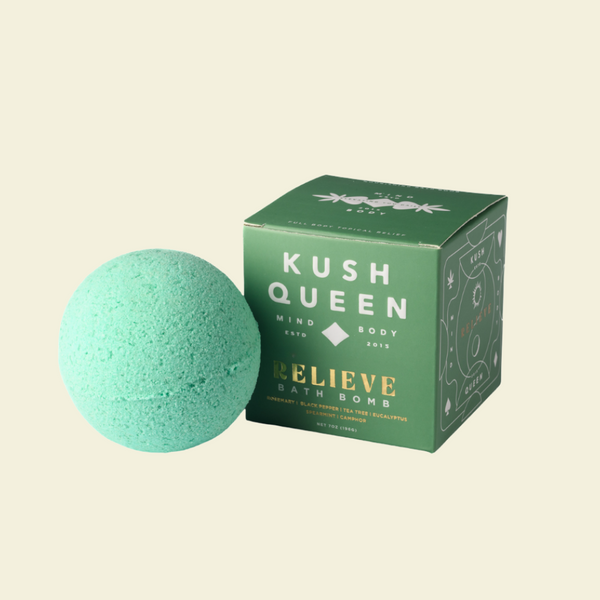 Relieve 1:1 THC & CBD Bath Bomb